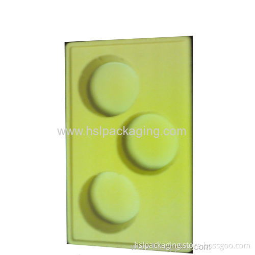 Square Plastic Flocking Tray